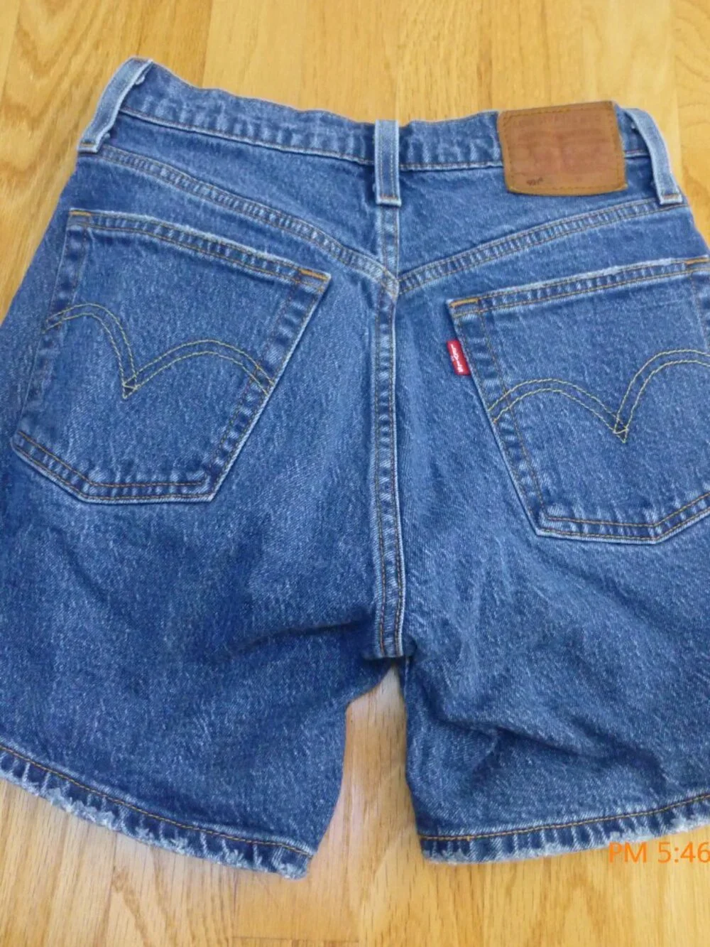 Levi’s Premium 501 Denim Shorts Women’s High Rise Button Fly size 24